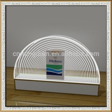 acrylic cigarette display pedestal with RGB light,acrylic cigarette display,LED Cigarette display