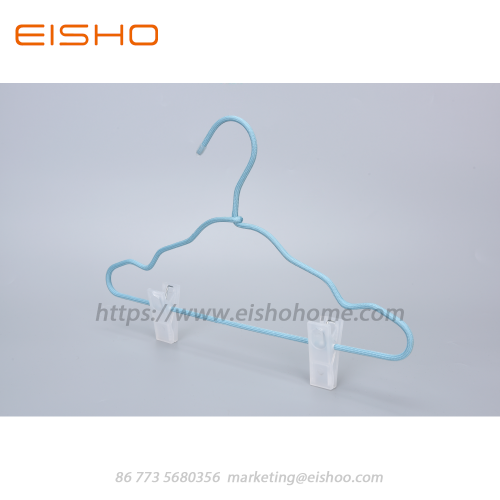 EISHO Kids Braided Coat Hanger With Clips