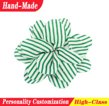Strips pattern decorative handmade cloth flower