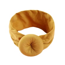 Hot Sale Solid Color Elastic Nylon Donut Headband with Hair Scrunchies