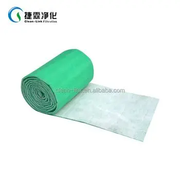 Fire Retardant Air Conditioner Dust Nonwoven Fabric Pre Filter Raw Material Cloth Roll for Air Filtration