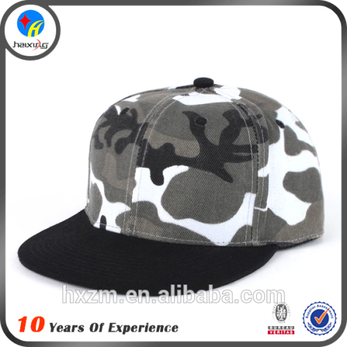 Cheap price wholesale flat brim camo hat