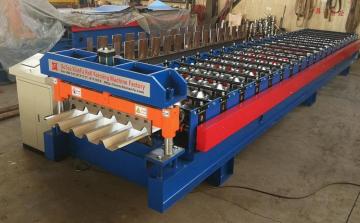 roof trapezoidal panel roll forming machine