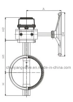 Fire Protection Clamp Signal Butterfly Valve