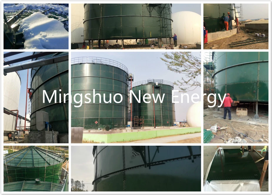 Large-Scale Anaerobic Digester Plant for Kitchen Waste Treatment