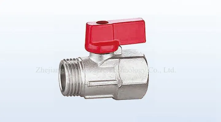 Nickel Plated Ball Valve 1/4''-3/4'' Inch with Ce Certificate