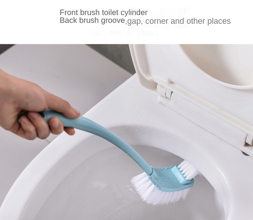 Household Toilet Cleaning Brush with Long Handle and Practical Wall-mounted Type Toilet Brush Set