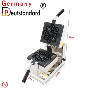 Wassertropfen-Form-Waffel-Schlag-Maschine Heißer Verkauf