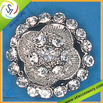 czech stone buttons metal rhinestone buttons wholesale flower rhinestone buttons