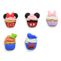 Mixed Lovely Cartoon Cake Ice Cream Flatback Cabochon Scrapbook Kawaii DIY Embellishments Accessories