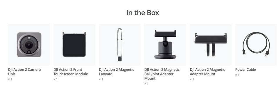 In stock DJI Action 2 Dual-Screen Combo