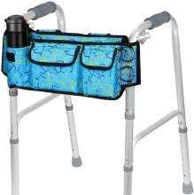 Free Sample Walker Bag: Folding Walker Basket Organizer with Multiple Pockets for Walkers, Rollators, Scooters, and Wheelchairs