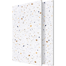 Coloured Cement Terrazzo White Marble 600x1200mm Flooring Tiles