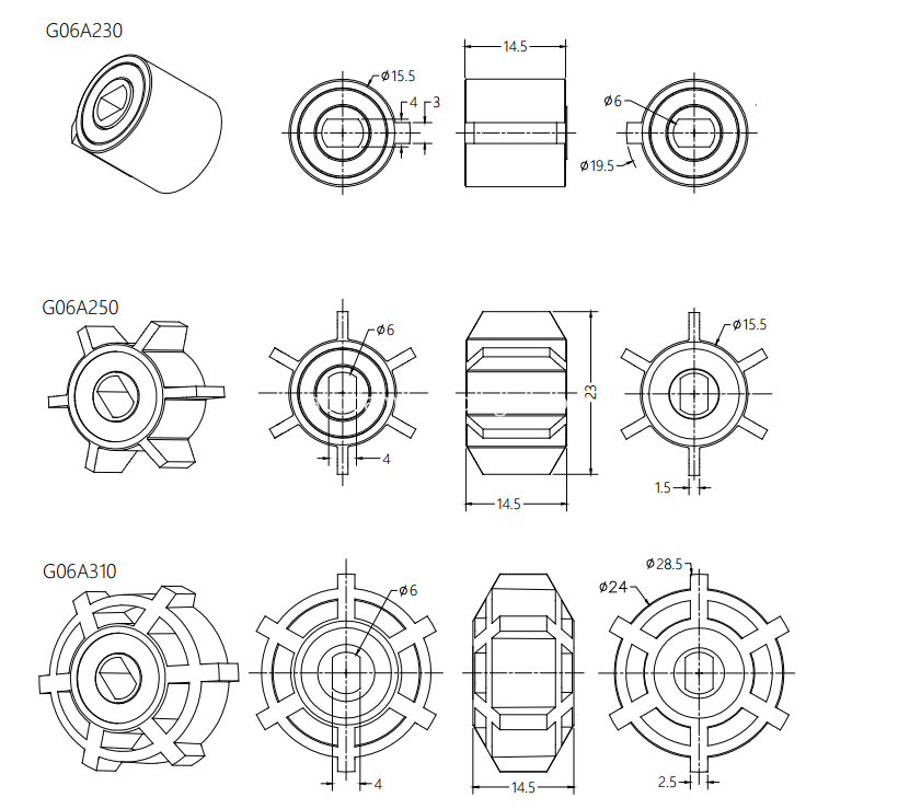 Roll Up Blinds Damper Joint