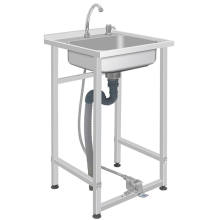 Stainless Steel Foot Pedal Operated Pump for Restaurant Hand Basins