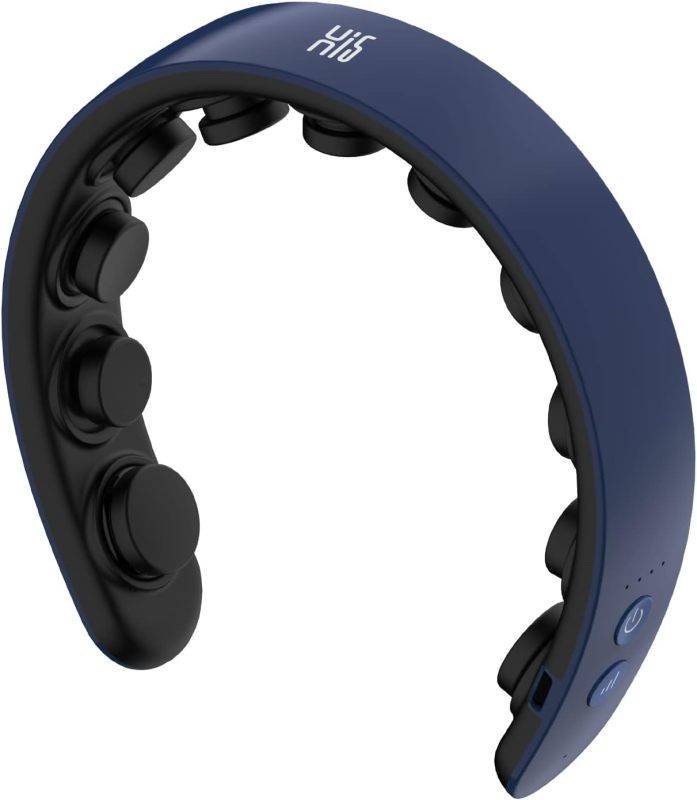 Hands-Free Vital Massage H1 Fashion Hairband Head Massager Standard- Slim & Lightweight, 11 Vibrating Heads, 5 Modes, 3 Intensit