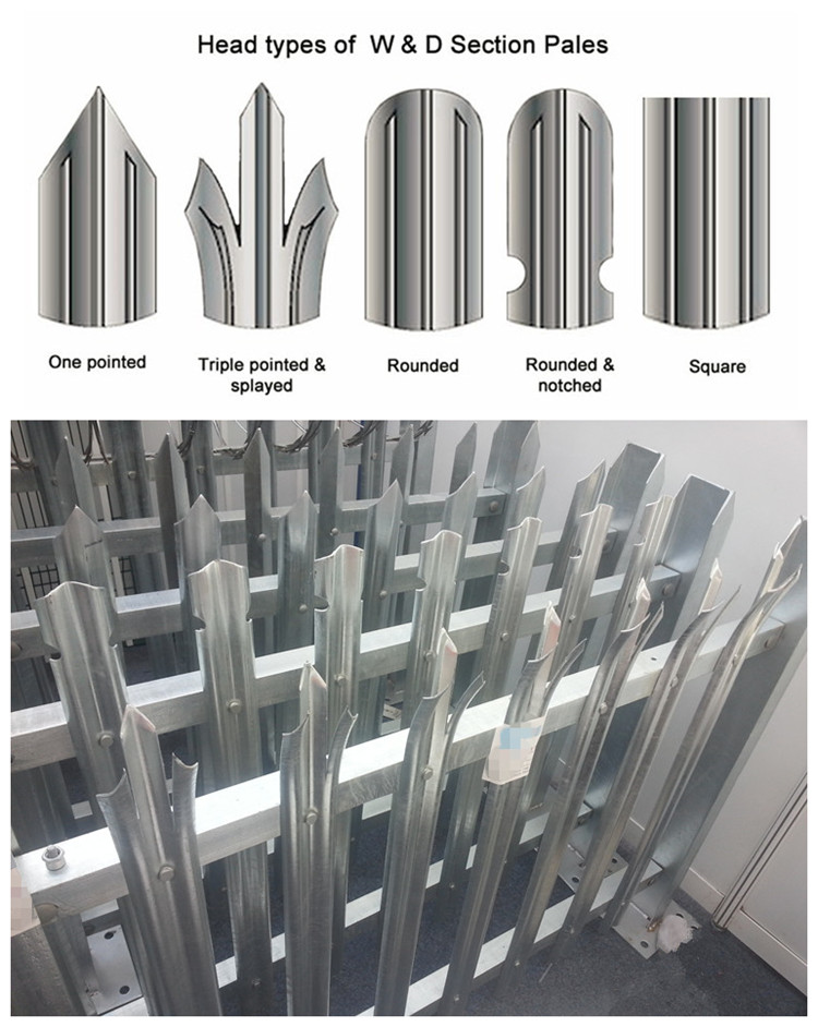 palisade fencing at builders warehouse