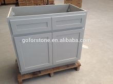 Popular Birch wood shaker style kitchen cabinets factory price