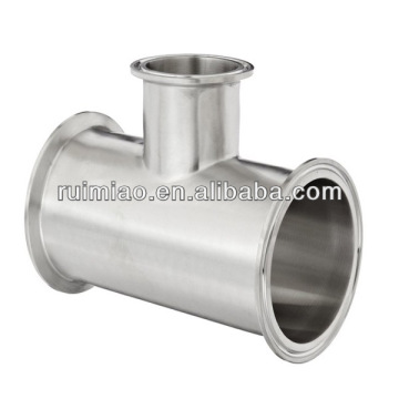 sanitary reducing clamp tee