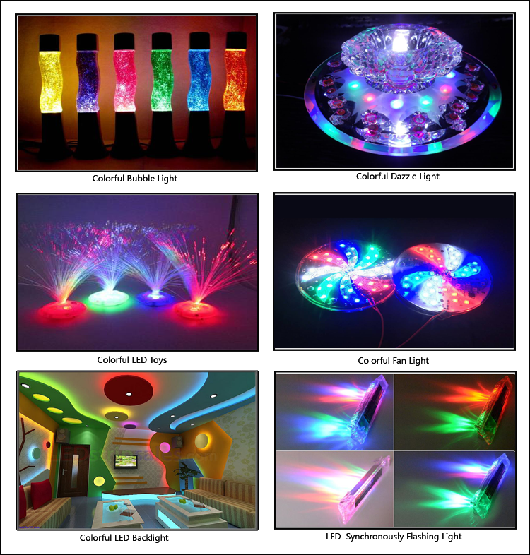 Multi color LED application