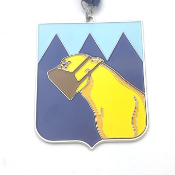 Medalha de metal de corrida esportiva personalizada