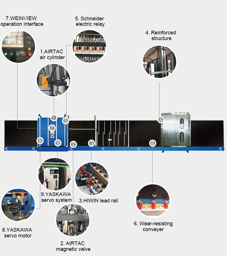 Automatic Vertical Glass Washing Machine