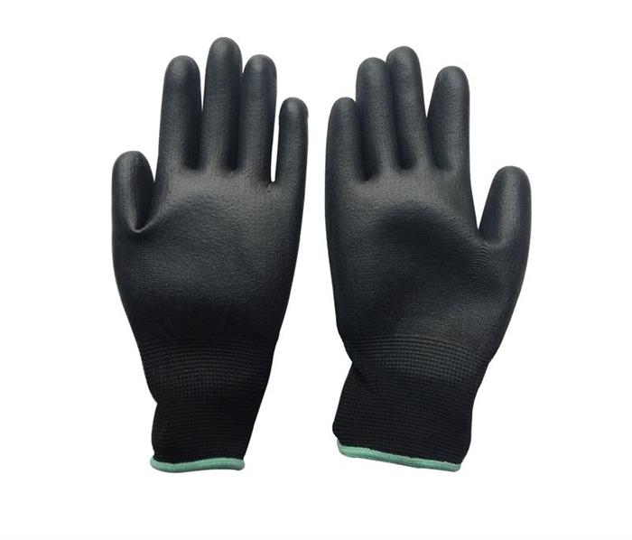 XS/S/M/L/XL/XXL Size Polyester Liner PU Coated Cleanroom Antistatic ESD Work Gloves