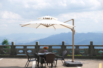 Roman umbrella without solar lights