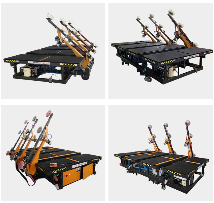 Three Arms Multi Functional Glass Loading Table For Automatic Loading