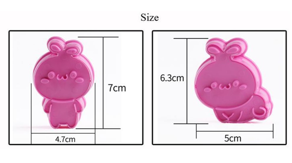 3D Cartoon Biscuit Cookie Mold (8)