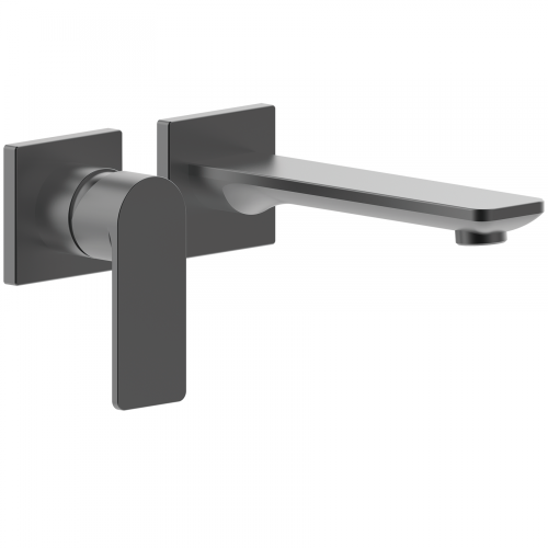 Wall Mounted Basin Faucet Black