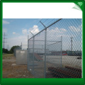 White  PVC chain link fence