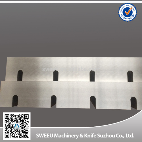 China plastic crusher chamber blades and knives