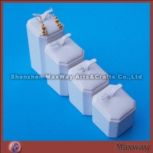 Acrylic White Suqare Ear Nail/Pin/Pendants/Earbob Display Holder