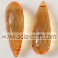 Teardrop acrylique transparent coloré de mode pour pendentif de lustre