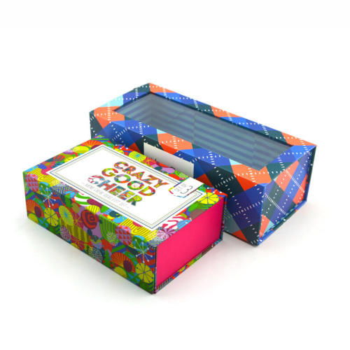 Niestandardowe luksusowe kolorowe pudełko z papieru do odzieży magnetycznej