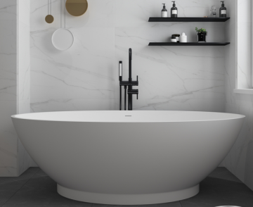 Matte Acrylic Bath Tub Bathroom