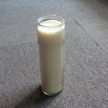can burning 7 days glass candle