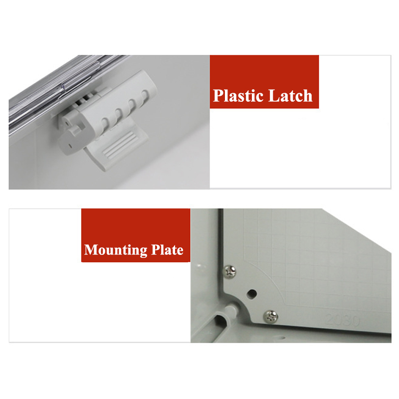 SAIP/SAIPWELL Wholesale Draw Latch Type 140*160*80mm IP65 Electrical ABS Outdoor Enclosures