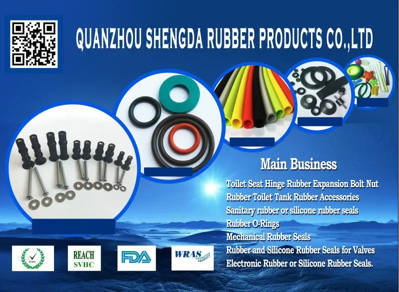 Custom Molded Silicone Rubber Washer/Gasket/Grommet/Bush Parts