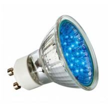 GU10 1W LED color spot bulb red / yellow / blue / green / orange