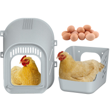 Easy-Clean Wall-Mounted Chicken Egg Laying Box: A Convenient Plastic Nesting Solution for Hens