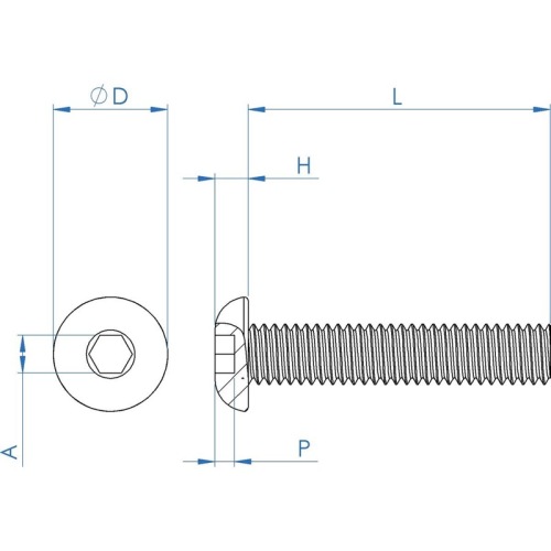 Harga kilang Skru keluli tahan karat khas 0.05mm