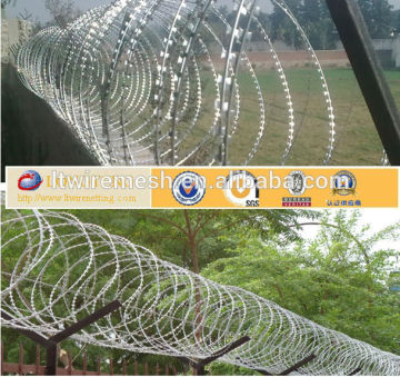 High-quality low-carbon steel Razor barbed wire/stainless steel barbed wire