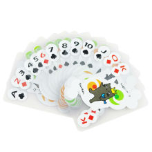 crystal transparent playing card