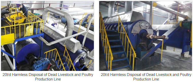 Harmlose Beseitigung toter Tiere und Geflügel Harmless Disposal of Dead Livestock and Poultry