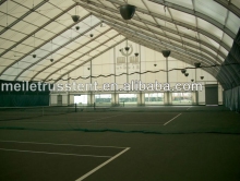 Aluminum Frame Arc Roof Tent Sports Tent for Tennis Courts