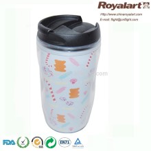 10oz plastic travel coffee mug