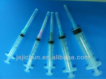 disposable Syringes and needles