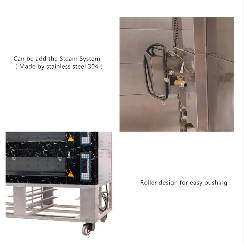 Micro-Computer Control Panel Single Deck Gas Bakery Oven for Bread